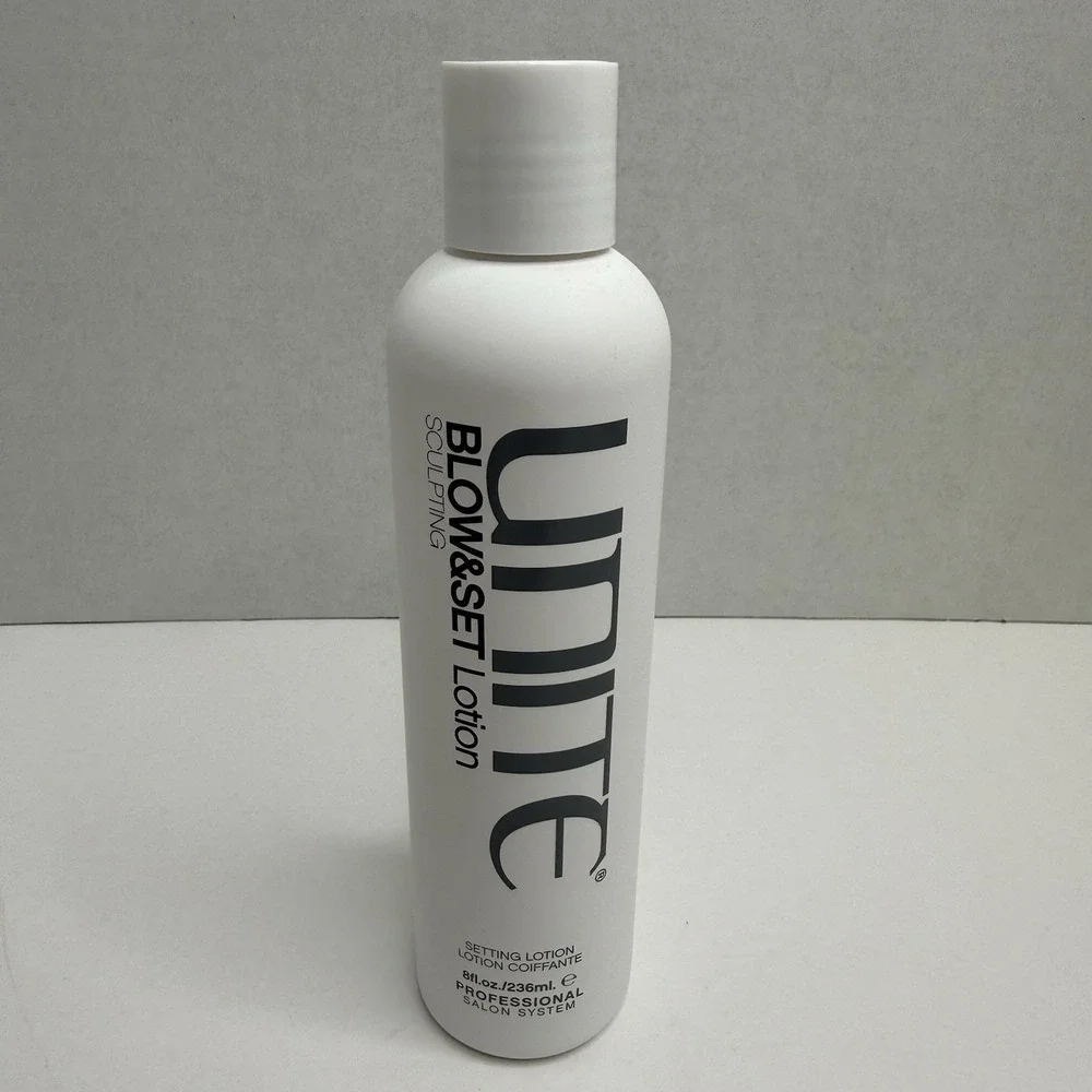 UNITE Blow & Set Lotion 8oz Sculpting Styling Lotion Heat Activated New